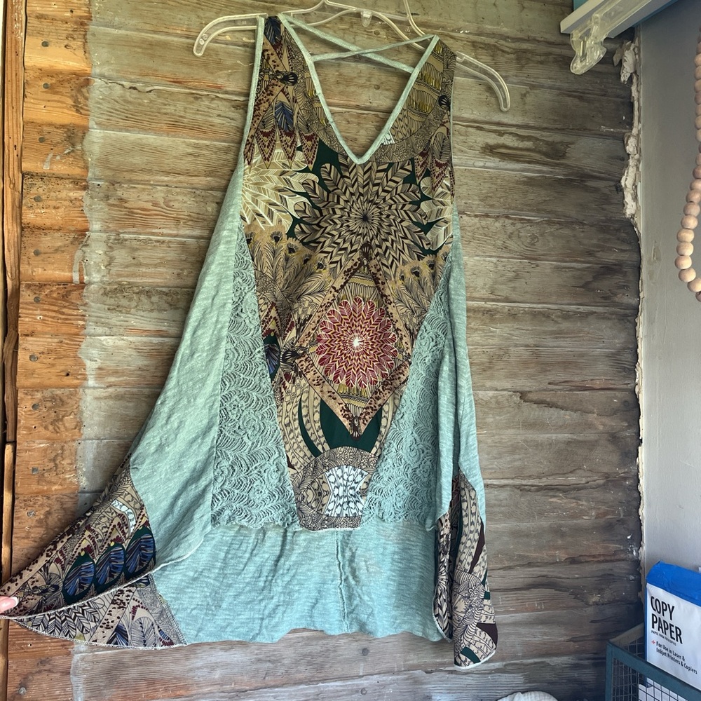 Boho Embellished Sleeveless Dress or top - Picture 5 of 5